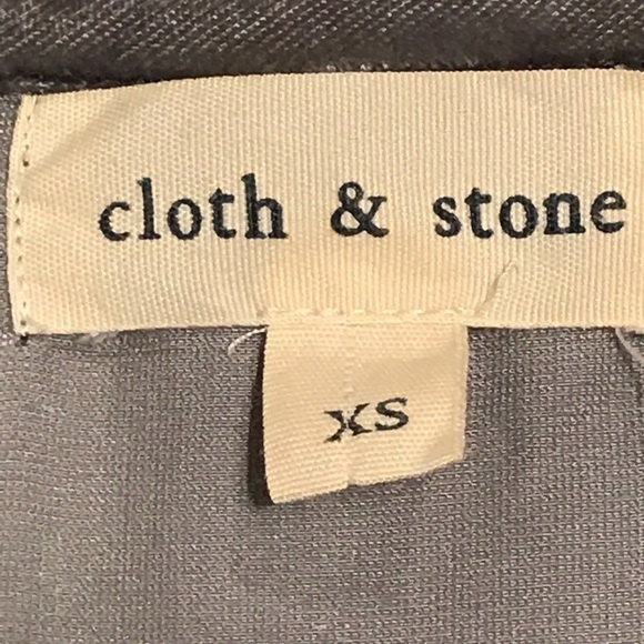 CLOTH & STONE Anthropologie Velvet Tee - Picture 9 of 11